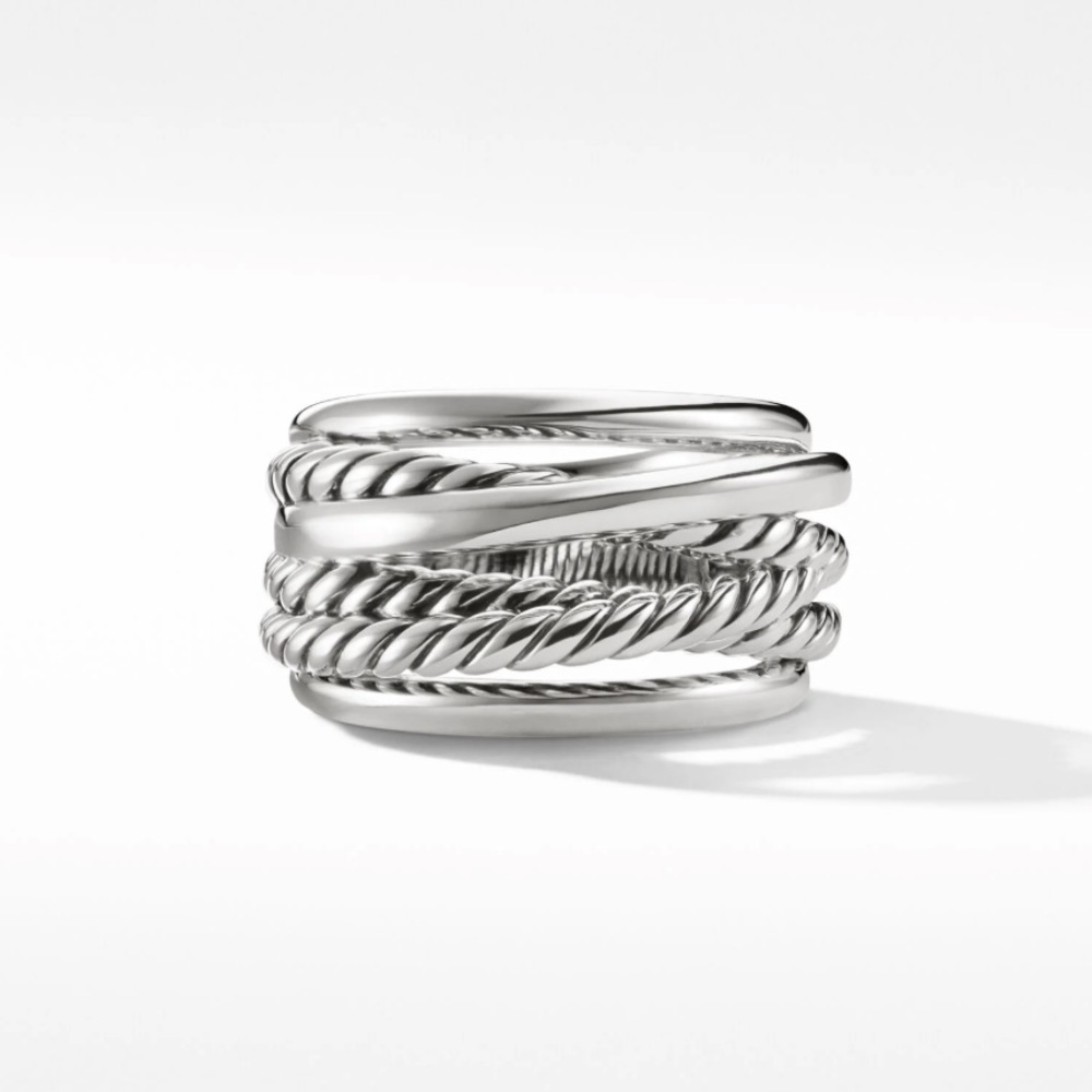 David Yurman Crossover Ring Sz 7